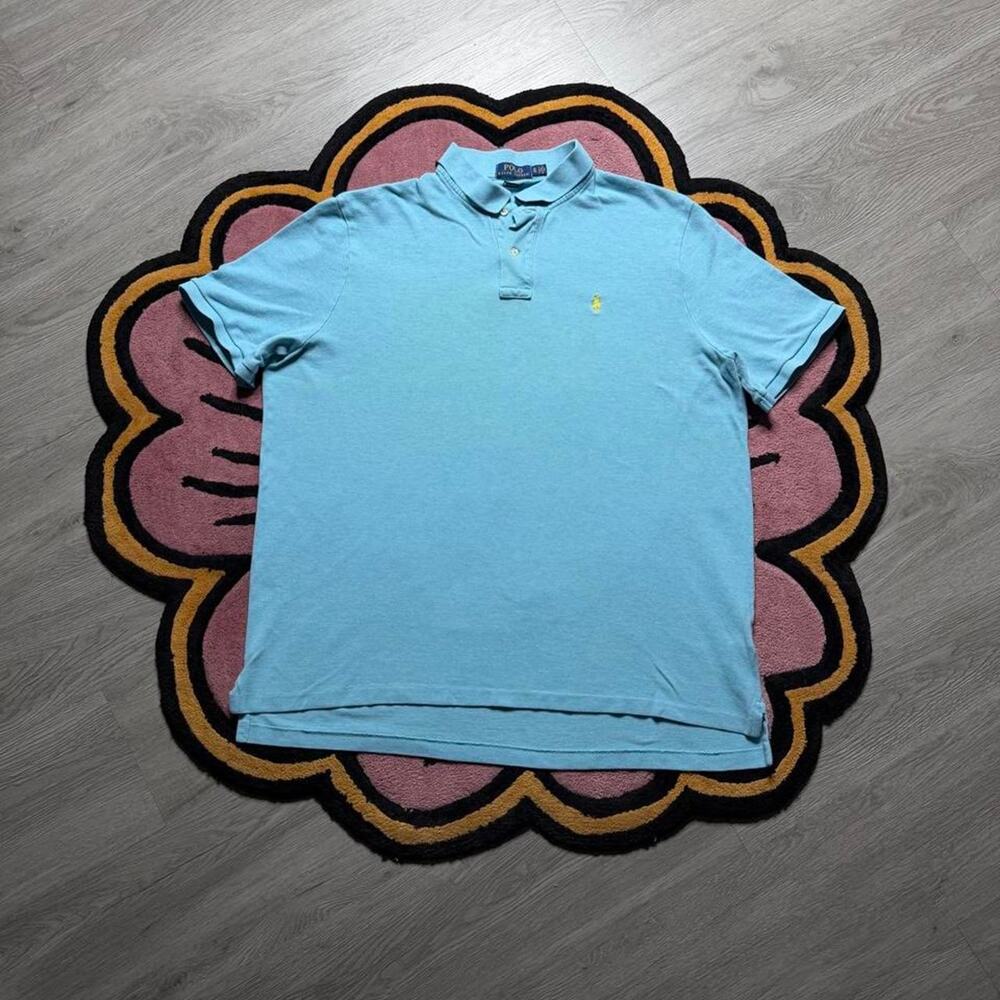 Polo Ralph Lauren Embroidered Logo Polo Shirt Size XL Blue